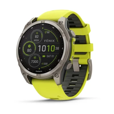Garmin fēnix® 8 – 47 mm Solar Sapphire Graphit/Titanium Titan
