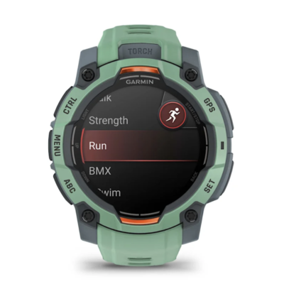 Garmin Instinct® 3 AMOLED 010-02936-01 – 45 mm Twilight/Neo Tropic mit Silikon-Wechselarmband 22 mm Neo Tropic