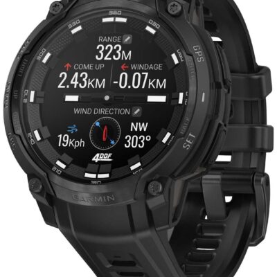 Garmin Instinct® Crossover AMOLED – Tactical Edition Schwarz Herrenuhr